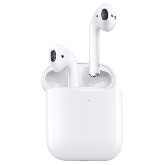 Picture of AirPods 2nd Generation with Wireless Charging Case – Bluetooth Earbuds with H1 Chip, 24-Hour Battery, Voice-Activated Siri (Refurbished)