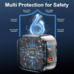 Picture of 20W USB-C Fast Charger Plug with 2M Cable – PD 3.0 Fast Charging Wall Adapter for iPhone 17/16/15 & Samsung Galaxy S25/S24