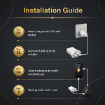 Picture of UK 3-Pin USB Wall Charger Plug – Single USB Travel Mains Adapter for Smartphones, Tablets & USB Devices (White)