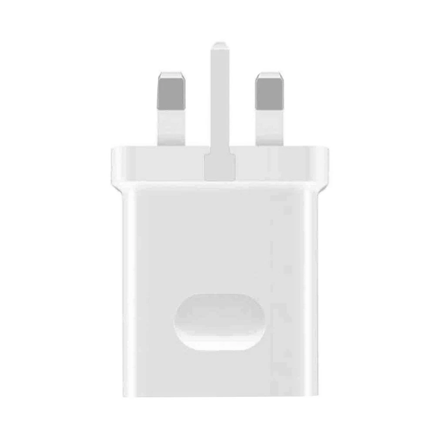 Picture of UK 3-Pin USB Wall Charger Plug – Single USB Travel Mains Adapter for Smartphones, Tablets & USB Devices (White)