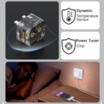 Picture of 20W USB-C Fast Charger Plug with 2M Cable – PD 3.0 Fast Charging Wall Adapter for iPhone 17/16/15, Samsung Galaxy & USB-C Devices