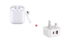 Picture of Airpods (2nd Generation) With Wireless Charging Case | Compatible For iOS and Android Devices