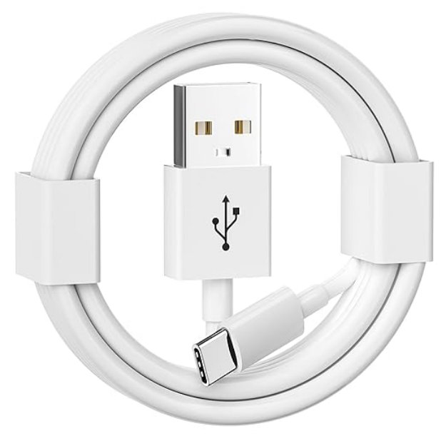 Picture of USB-A to USB-C CarPlay Charging Cable – 1M Data & Sync Cable for CarPlay, Android Auto, USB-C Smartphones & Tablets (White)