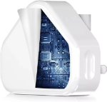 Picture of UK 3-Pin USB Wall Charger Plug – Single USB-A Mains Adapter for Smartphones, Tablets & USB Devices (White)