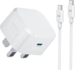 Picture of 20W USB-C Fast Charger Plug with 2M Cable – PD 3.0 Fast Charging Wall Adapter for iPhone 17/16/15, Samsung Galaxy & USB-C Devices