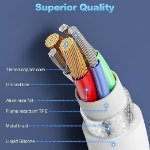 Picture of USB 3.1 Type-C Fast Charging Cable 1M – USB-A to USB-C Data Sync Charger for Samsung , Honor & USB-C Devices