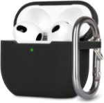 Picture of AirPods 3rd Generation Silicone Case Cover with Carabiner – Shockproof Protective Skin (LED Visible)