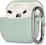 Picture of AirPods 3rd Generation Silicone Case Cover with Carabiner – Shockproof Protective Skin (LED Visible)