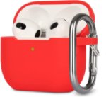 Picture of AirPods 3rd Generation Silicone Case Cover with Carabiner – Shockproof Protective Skin (LED Visible)