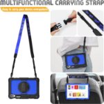 Durable tablet case with shockproof silicone edges