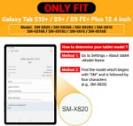 Rugged tablet case with built in screen protector