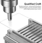 Bubble free installation screen protector for tablet