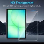 Bubble free installation screen protector for tablet