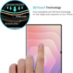 Case friendly screen protector for tablet