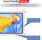 Case friendly tablet screen protector