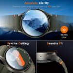 Easy installation Galaxy Watch screen protector no bubbles