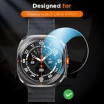 HD clear tempered glass for Samsung Watch Ultra display