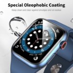 Bubble free Apple Watch screen protector installation 41mm