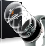 Google Pixel Watch 3 screen protector TPU film installed