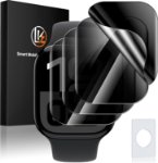 Apple Watch 46mm privacy screen protector anti spy TPU film installed