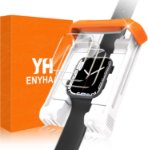 Apple Watch 41mm flexible EPU screen protector installed