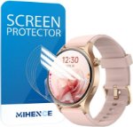 Fitpolo AR-01 smartwatch screen protector TPU film installed