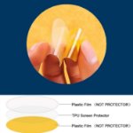 Bubble free smartwatch screen protector installation