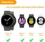 Tempered glass smartwatch screen protector 40mm