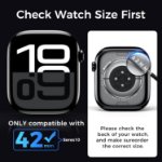 42mm apple watch screen protector full coverage glass