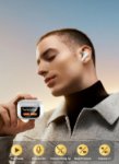 In ear wireless earbuds with secure fit design