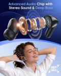 Smart touch control wireless earbuds for music and calls
