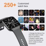 Heart rate monitoring smartwatch screen