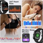 Smart watch showing fitness stats
