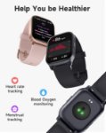 Smartwatch fitness tracking screen