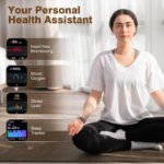 Smartwatch fitness tracking display