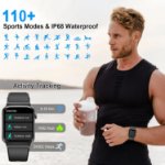 Smartwatch fitness tracking screen