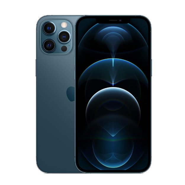 Apple iPhone 12 Pro Max Pacific Blue Front Display View