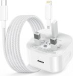 Picture of 20W iPhone Charger Fast Charging Plug with 2M Lightning Cable – USB-C PD Adapter UK