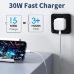 Picture of 30W iPhone Fast Charger USB-C Plug – PD Super Fast Charging Adapter UK for iPhone & iPad