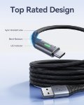 Picture of USB-A to USB-C Cable 2M Fast Charging 3.1A QC 3.0 Braided – Type C Charger Cable UK