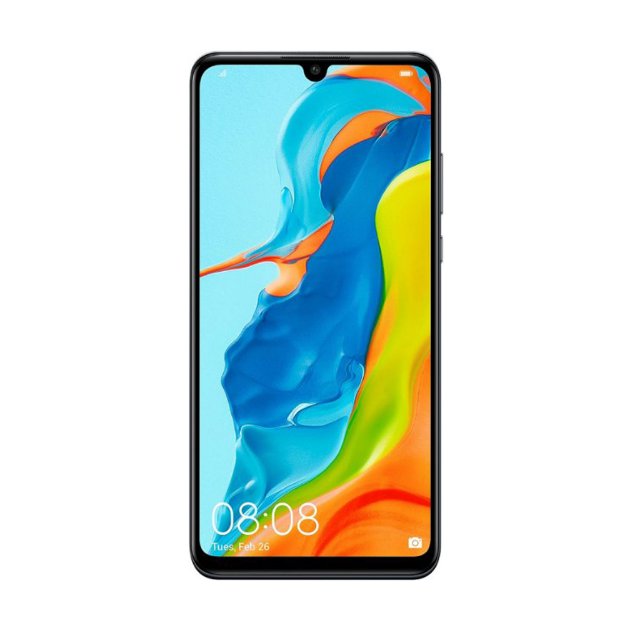 Huawei P30 Lite Midnight Black front display view