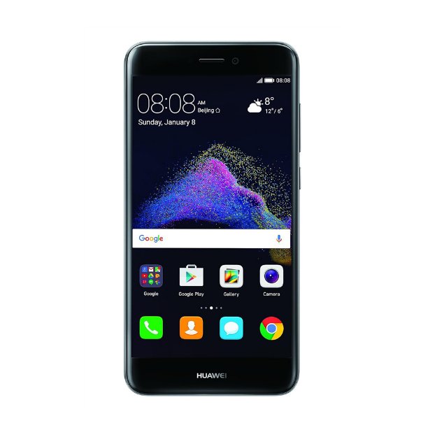 Huawei P8 Lite 2017 Black front display view