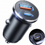 Picture of 69W USB-C Car Charger Fast Charging Dual Port – 12V Cigarette Lighter Adapter UK