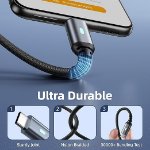 Picture of 2 Pack USB-A to USB-C Cable 6FT Fast Charging – Braided Type C Charger Cable UK