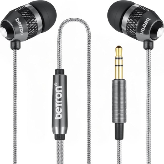 Picture of Wired Earphones with Strong Bass – Noise Isolating In-Ear Headphones UK
