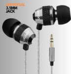 Picture of Wired Earphones with Strong Bass – Noise Isolating In-Ear Headphones UK