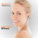 Picture of Wired Earphones with Microphone & Volume Control – Bass In-Ear Headphones UK