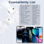 wired earphones close up design view