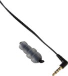 lightweight in ear headphones black design