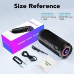 portable speaker with deep bass drivers